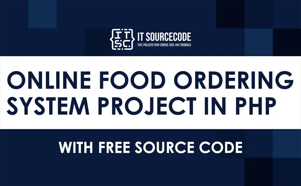 Online Food ordering system Project in PHP with source code