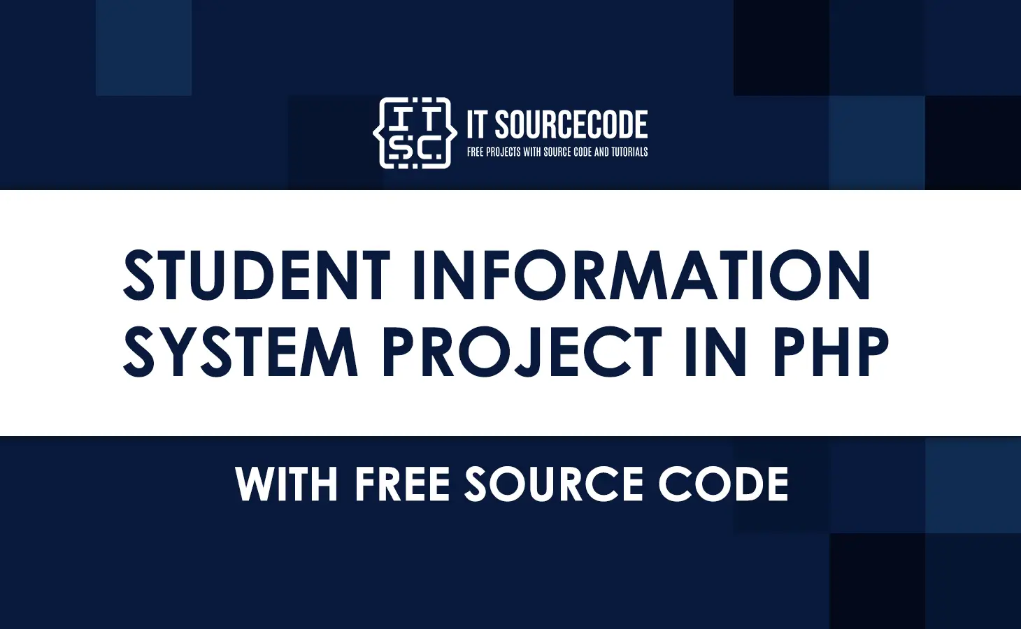 Student information system project in php