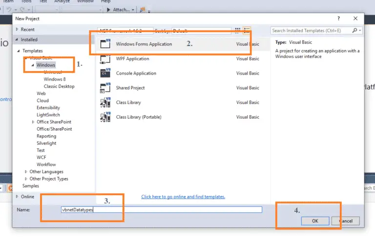 VB.Net Data Types and variable Declaration with DIM 2022 Tutorials