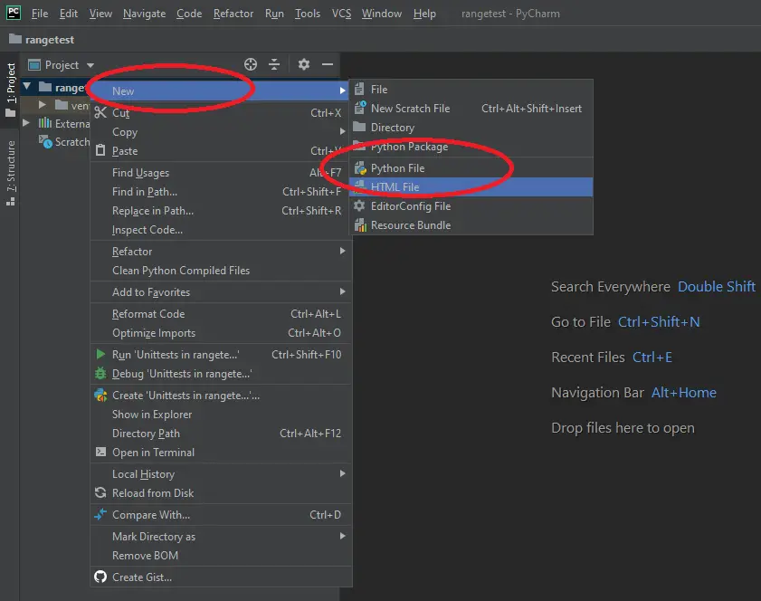 create python project