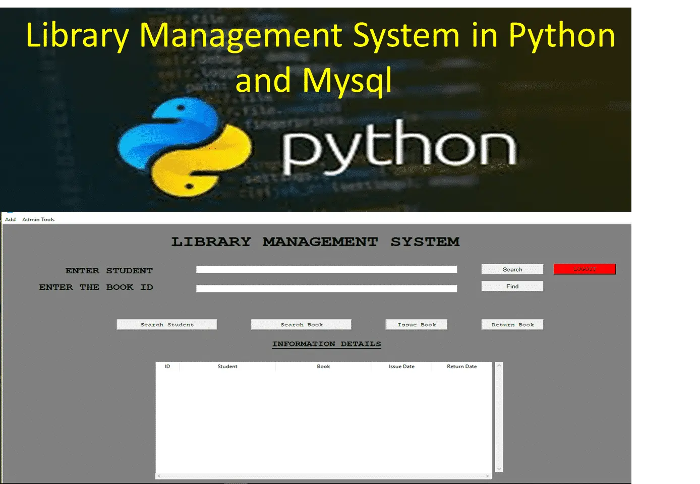 college library management system project report in java