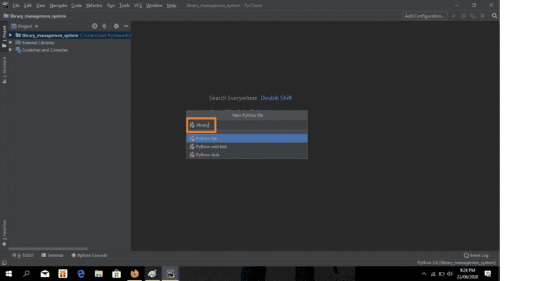 Library Management System Project In Python with Source Code