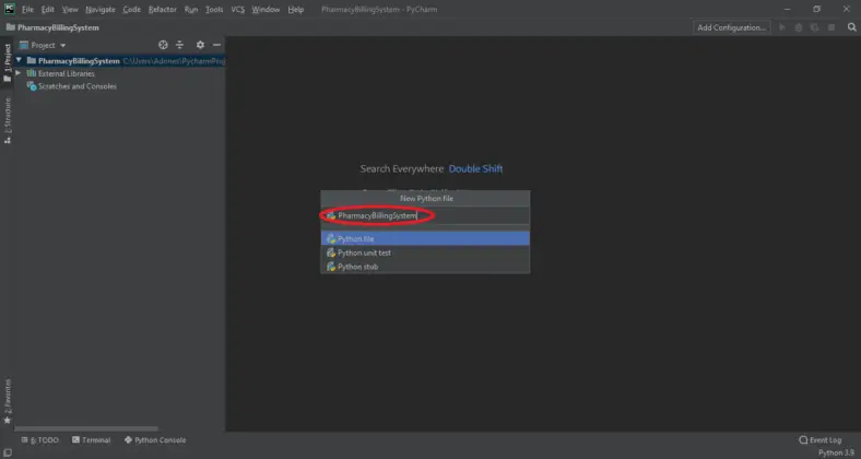 Billing System Project in Python With Source Code