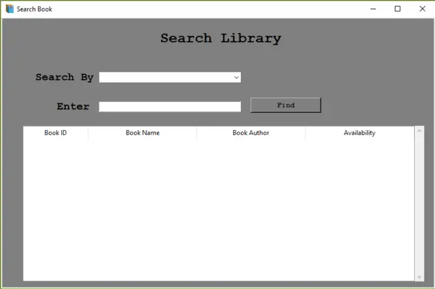 Library Management System Project In Python with Source Code