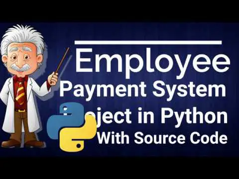 Employee Payment Management System Projects in Python
