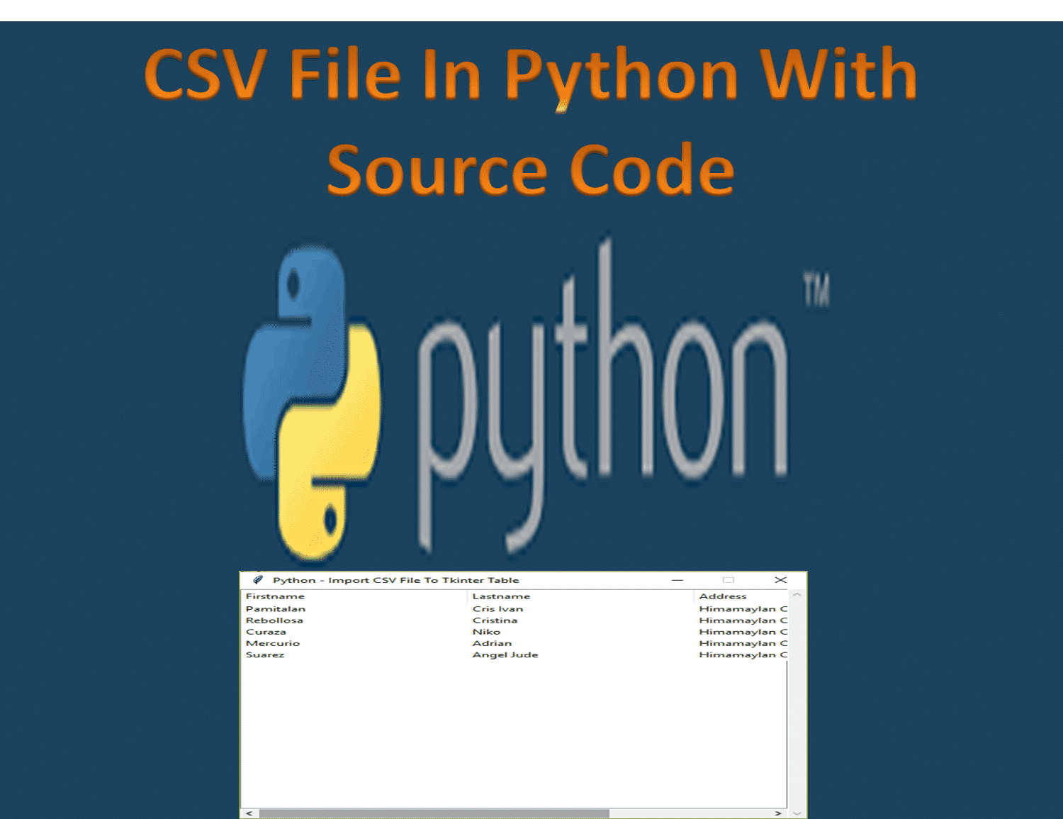 export list from python to csv file