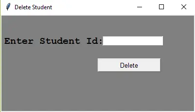 CRUD Operations Delete Data