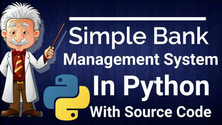 Bank Management System Project in Python