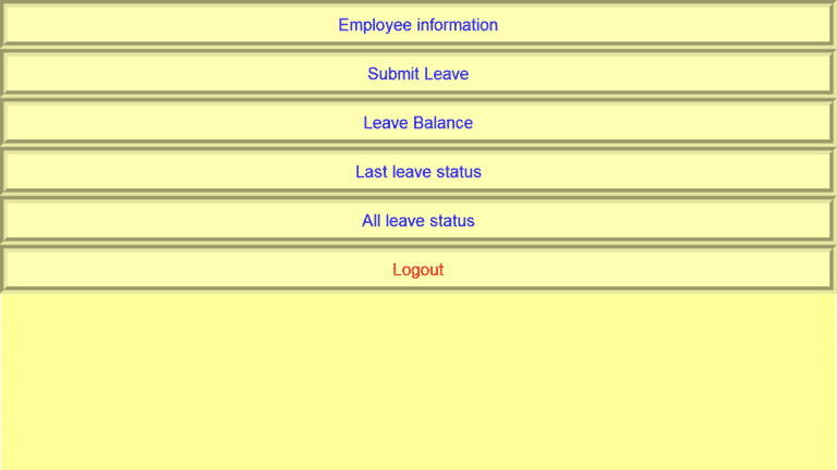 Leave Management System Project in Python with Source Code