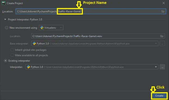 Traffic Racer Game in Python with Source Code - Video - 2022