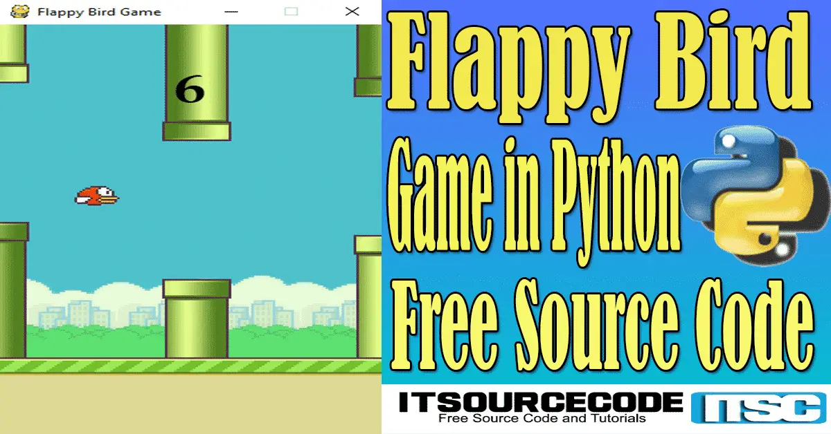 Flappy Bird Python Tutorial, Flappy Bird Game in Python, Python Projects  for Resume