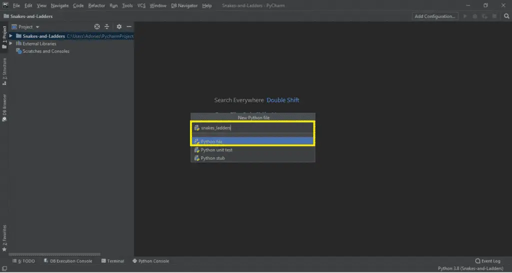 Snakes and Ladders Game in Python with Source Code