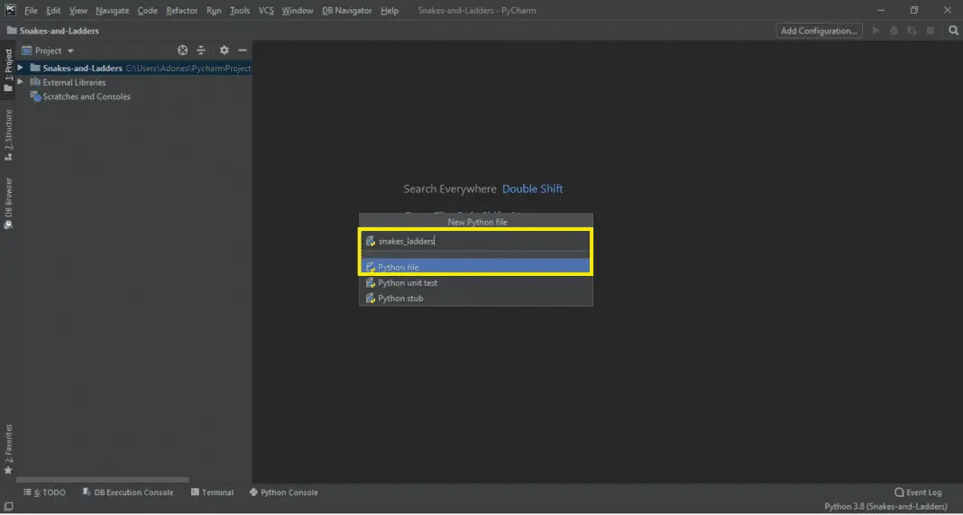 Snakes and Ladders Game in Python with Source Code