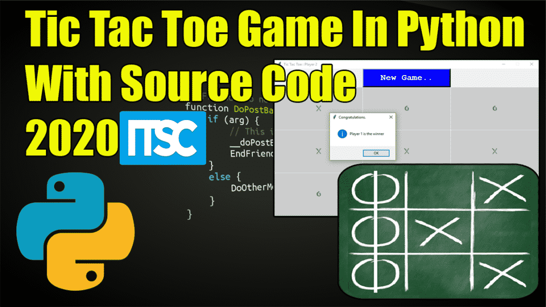 Tic Tac Toe Source Code In Python