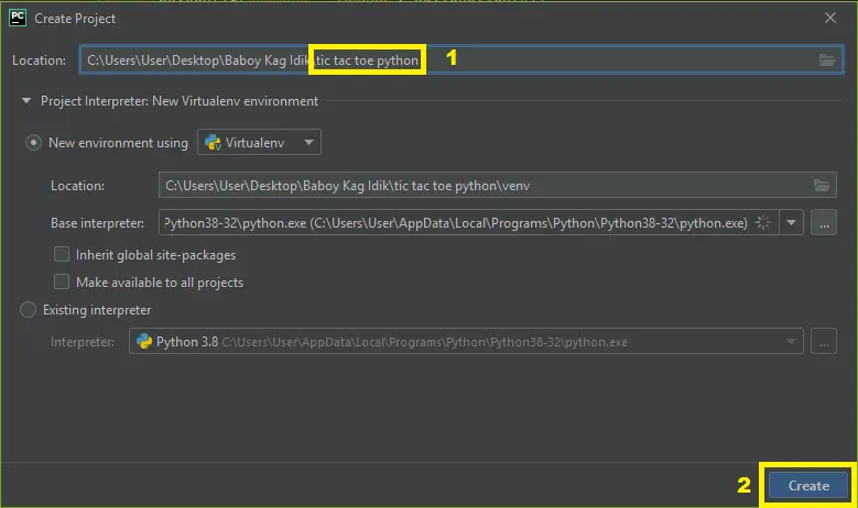 Tic Tac Toe In Python Project Name