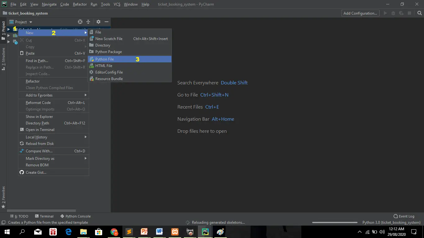 Ticket Booking System In Python File
