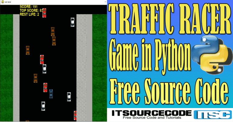 Traffic Racer Game in Python with Source Code