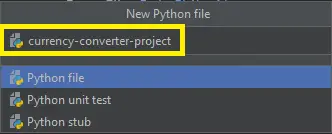 currency converter python file name