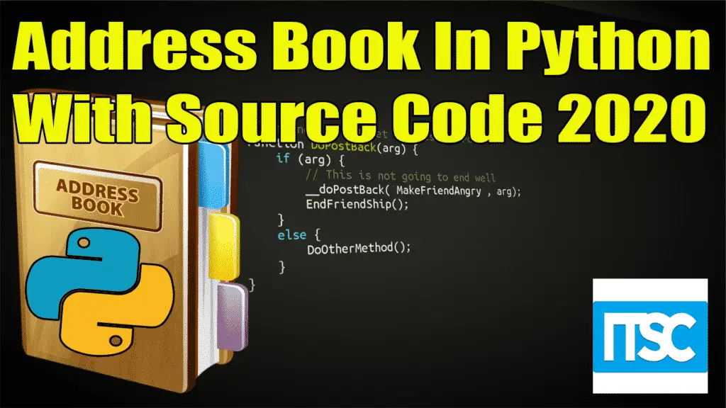 contact book project in python code