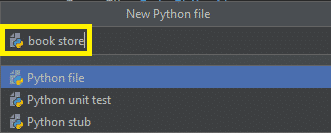 Book Store Management System Python Project File Name