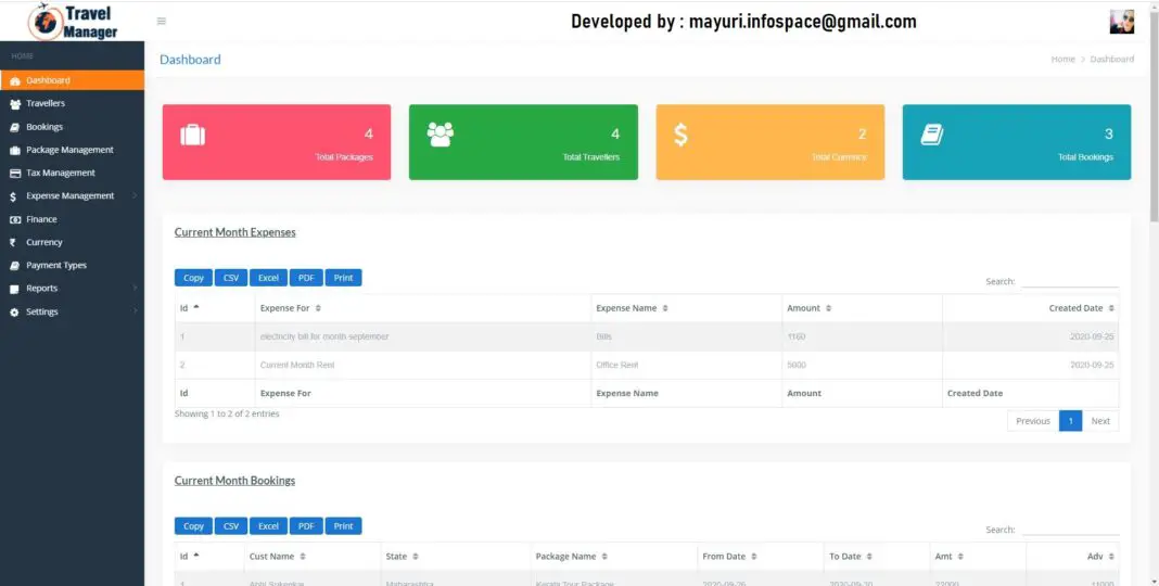Online Tour And Travel Management System Project In Php