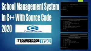 School Management System Project In C++ With Source Code