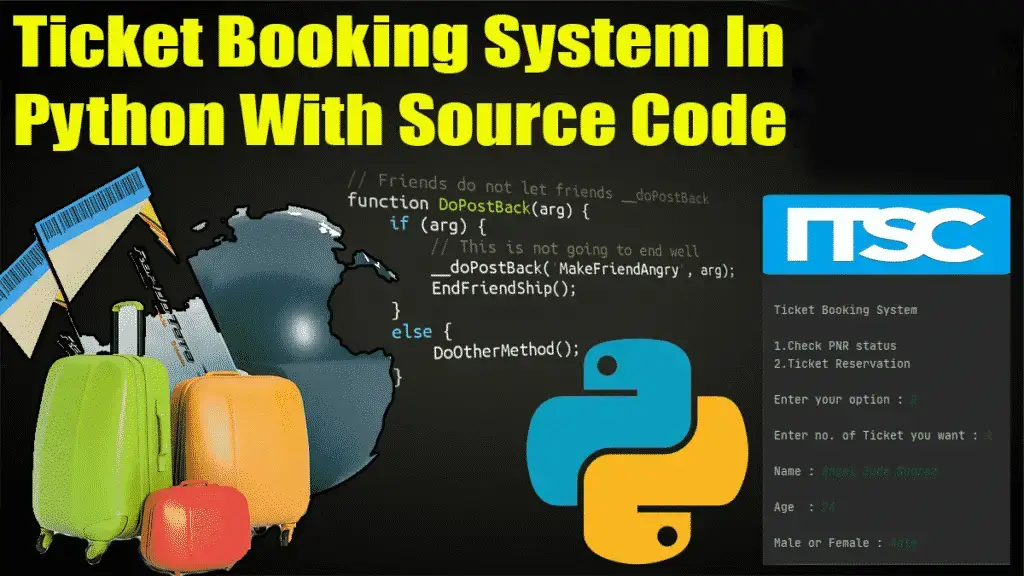 Ticket Booking System Project In Python