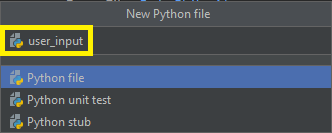 User Input In Python File Name
