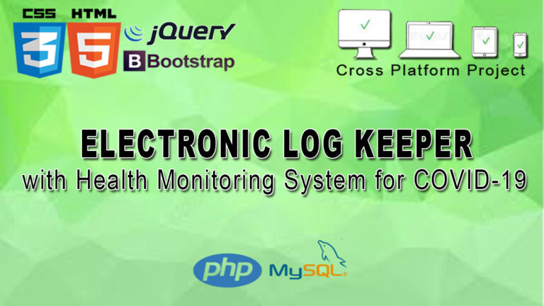 E-Logbook with Health Monitoring System for COVID-19 Image