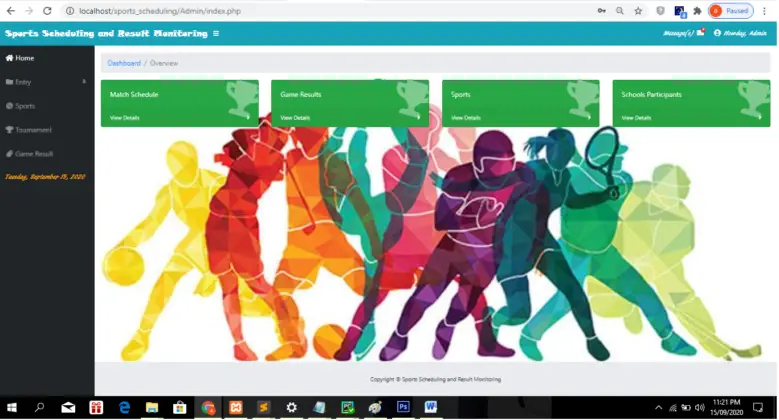 sports-management-system project in php github