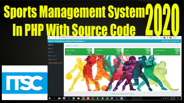 sports management system project in php download