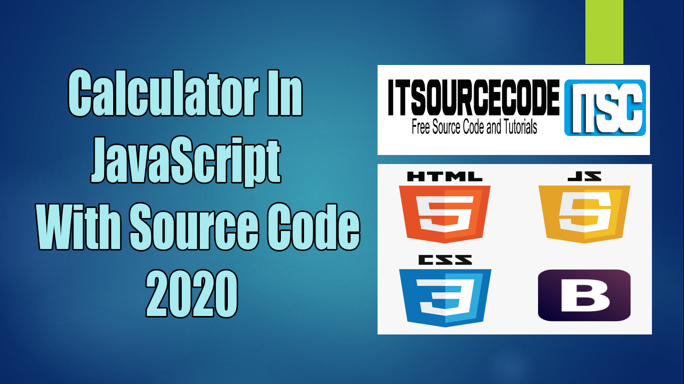Calculator In JavaScript Source Code