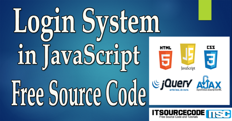 Login System in JavaScript with Source Code