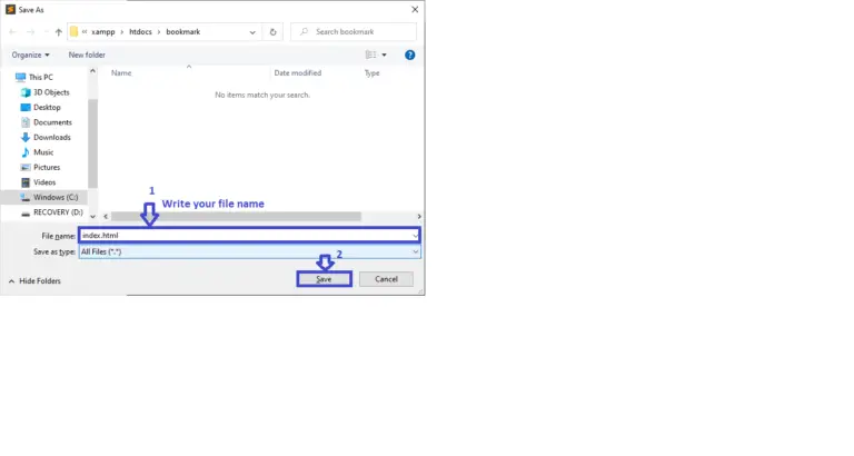Bookmark Project in JavaScript with Source Code - Video - 2022