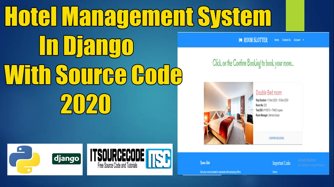 Django Hotel Management System