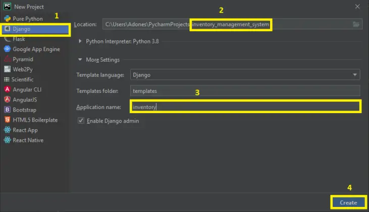 Django Inventory Management System with Source Code