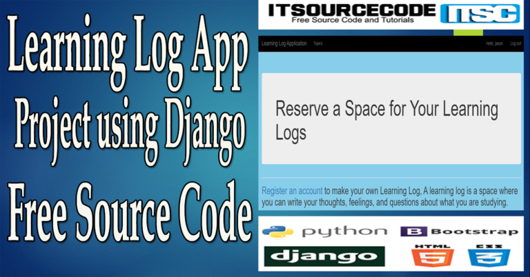 Learning Log App Project in Django with Source Code