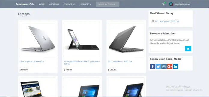 E-Commerce Website In PHP With Source Code