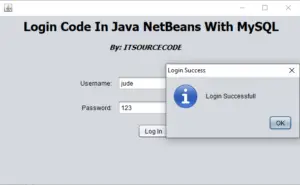 Login Code In Java With Source Code