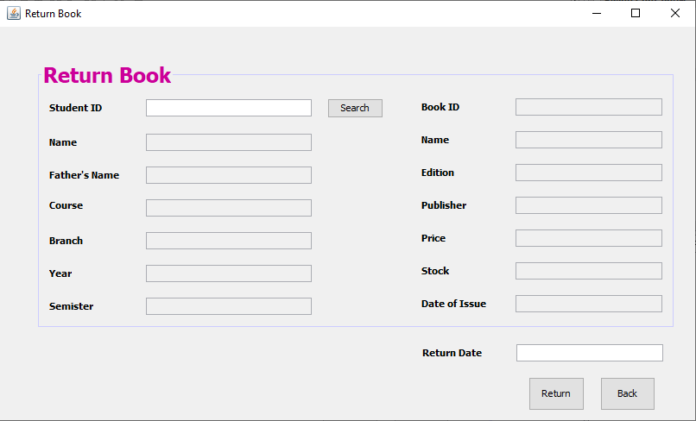 simple library management system in java code