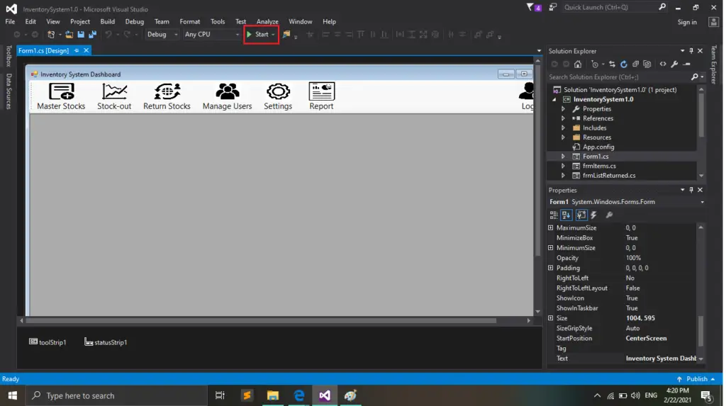 C# Inventory Management System with Source Code
