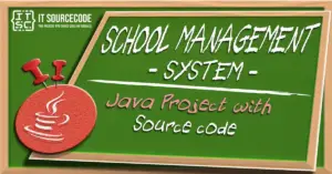 School Management System in Java screenshot