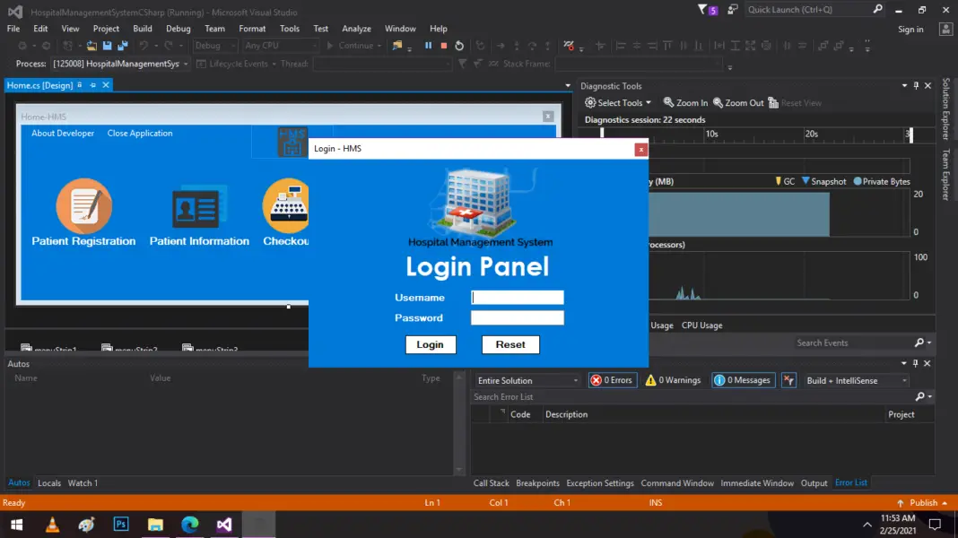 Full Hospital Management System Source Code in C# (2026)