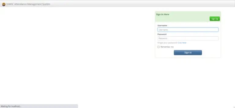 Attendance Management System In PHP With Source Code