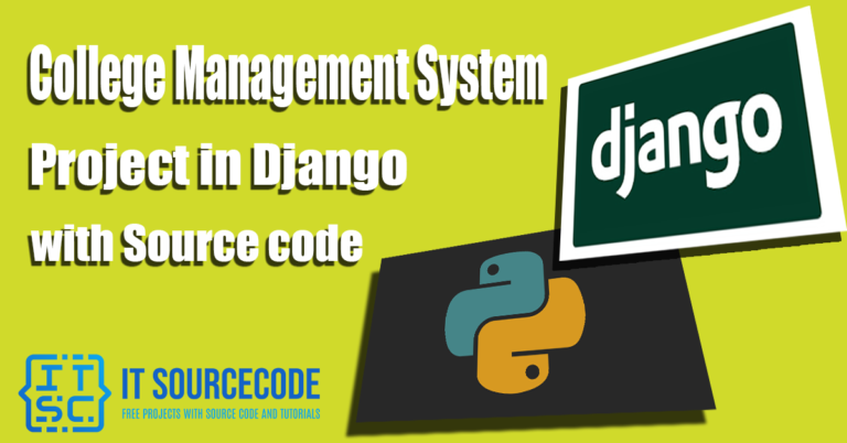 College Management System Project in Django with Source Code