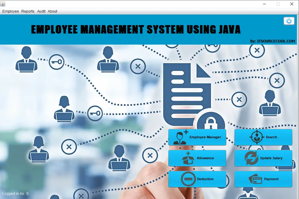 user record system java ee mini project