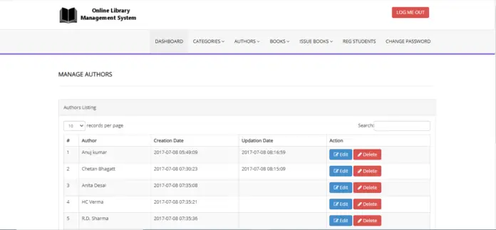 Library Management System Project In Php With Source Code