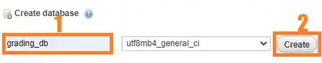 student create database