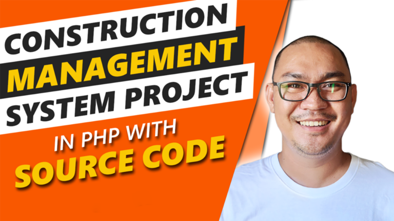 Construction Management System Project in PHP [Source Code]