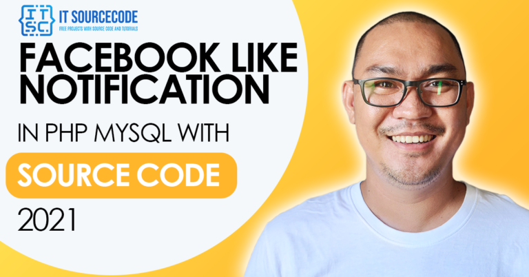 Facebook Like Notification in PHP MySQL With Source Code